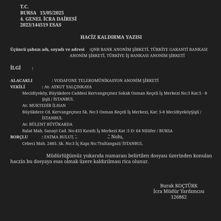 E-haciz Kaydı Fek Yazısına Rağmen Kaldırılmıyor