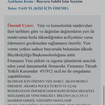 Vize Başvuru Randevu İşlemlerinde Yanıltıcı Yönlendirme Ve Mağduriyet