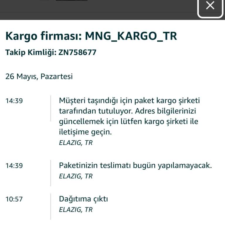 MNG Kargo Teslimat Sorunu Ve Mağduriyet