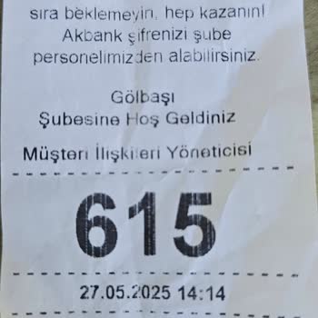 Şubede Numaram Yanmasına Rağmen Öncelik Başka Müşteriye Verildi