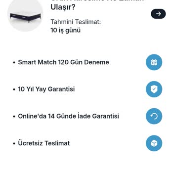 Yataş Yatakta İade Ve Sertlik Sorunu Yaşadım