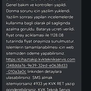 Servis Sonrası Cihazımda Yeni Sorunlar Ve Yetersiz Bilgilendirme