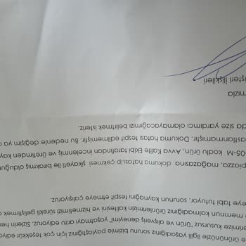 Üretim Hatalı Ürün İçin Çözüm Sunulmadı