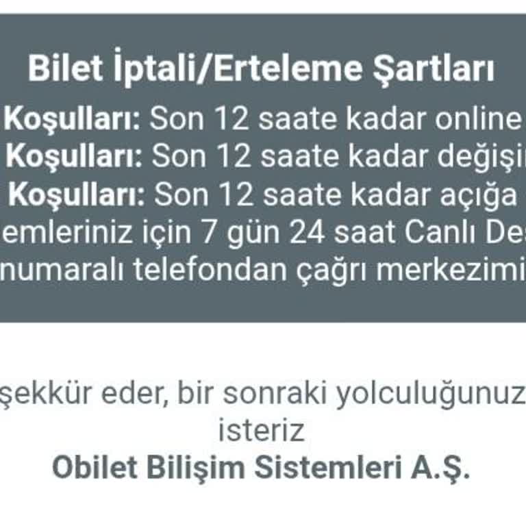 Bilet İptali İçin Ek Ücret Ve Tarih Değişikliği Sorunu