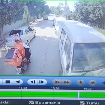 Trendyol GO Kuryesi Ve Araç Sürücüsünün Gürültülü Tartışması Mahalle Sakinlerini Rahatsız Etti