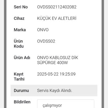 Bozuk Süpürge İçin Paramı İade Etmediler