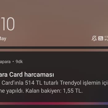 Papara Kartımdan Para Çekildi, Siparişim Oluşmadı ve Bildirim Alamadım