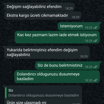 İade Sürecinde Oyalama Ve Müşteri Hizmetlerinde Ciddiyetsizlik