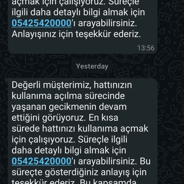 Vodafone Hattım 2 Haftadır Açılmadı Müşteri Hizmetlerinden Bilgi Alamıyorum