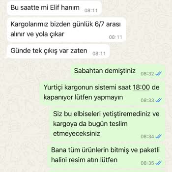 Eksik Ve Gecikmeli Elbise Teslimatıyla Hayal Kırıklığı