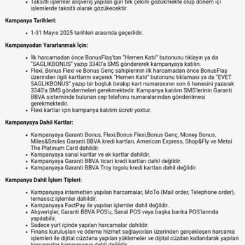 Sağlık Harcamasında Kampanya Ek Taksitinin Haksızca Reddedilmesi Ve Müşteri Hizmetlerinin Yetersizliği