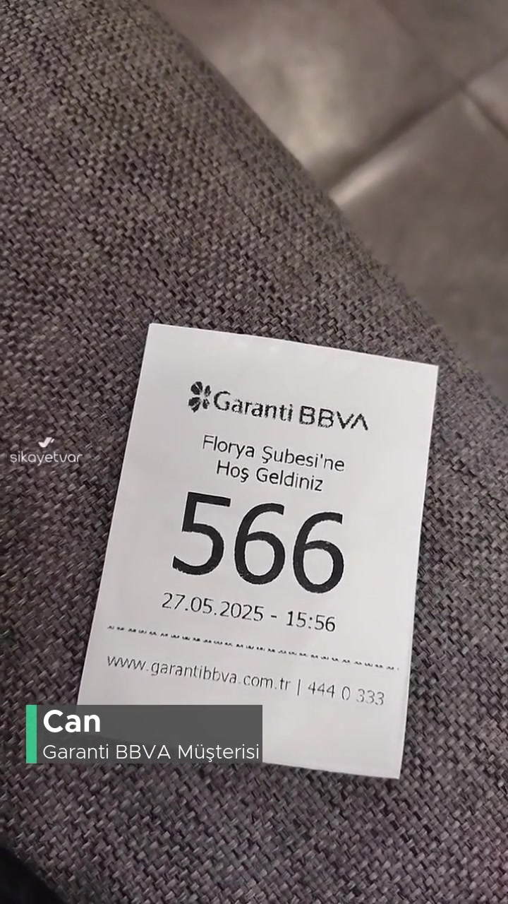 Garanti BBVA Florya Şubeden Şikayetçiyim! videonun kapak resmi