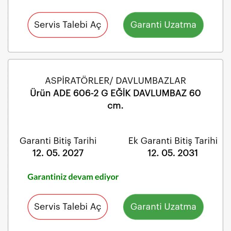 Kurulumu Yapılmayan Ürünlerin Garantisinin Başlatılması Hakkında Şikayet