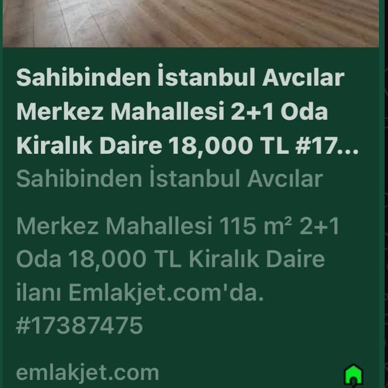 Farklı Numaralarla Kapora Talep Eden Kiralık Daire İlanı Mağduriyeti