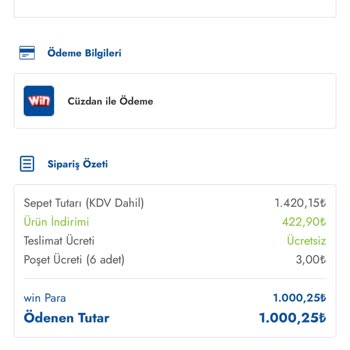 Kampanya Şartlarını Sağlamama Rağmen Win Cüzdanıma İade Yüklenmedi