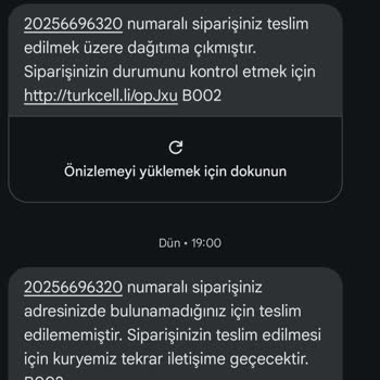 Kuryenet İle Teslimat Ve İletişim Sorunları Yaşadım