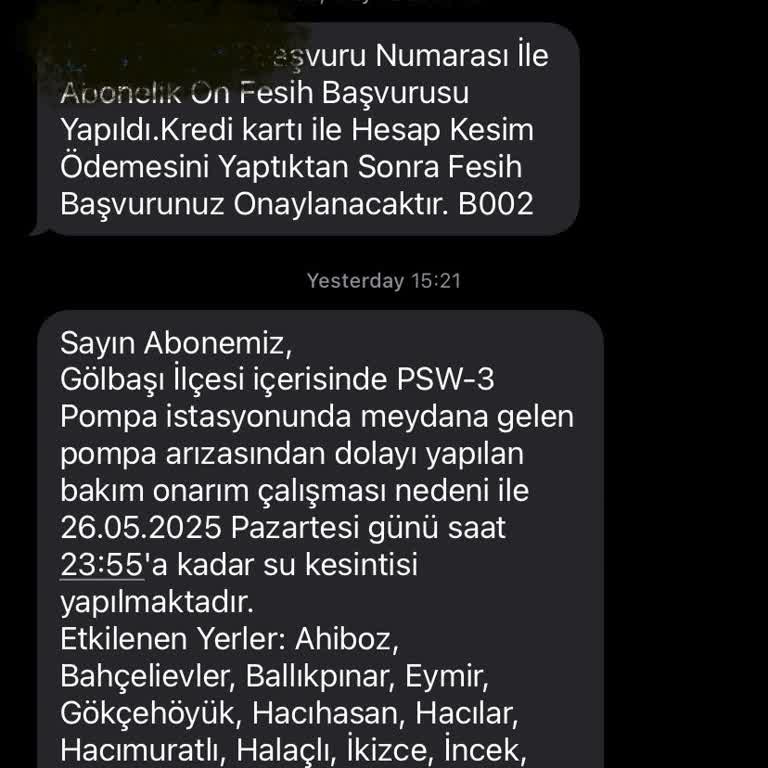 ASKİ'nin Süresiz Su Kesintisi Ve Yetersiz Bilgilendirme Mağduriyeti