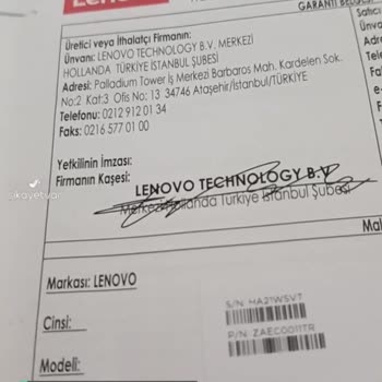 Lenovo TAB K11 İade İşlemi!
