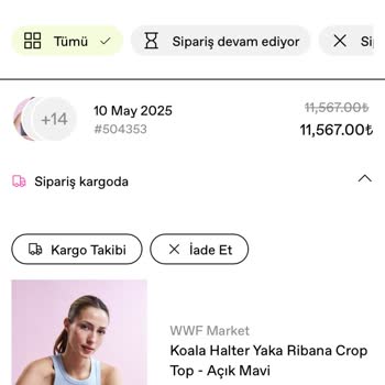 Ücret İadem Yapılmıyor, Ürünler Elime Ulaşmadı Mağdurum