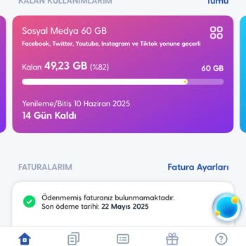Sosyal Medya Kullanımında Normal İnternet Paketimden Düşülmesi Ve Detay Bilgisi Verilmemesi