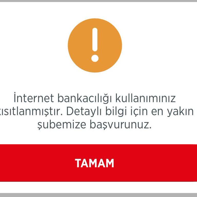 Sebepsiz İnternet Bankacılığı Kısıtlaması Mağduriyet Yaratıyor