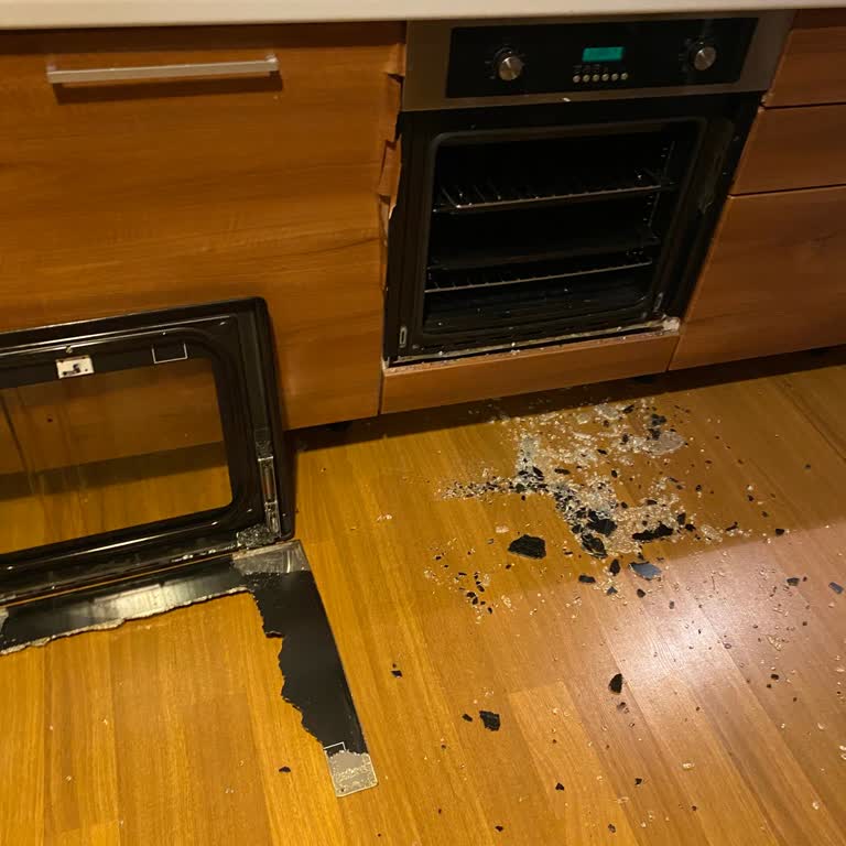 Fırın Camı Pişirme Sırasında Kırıldı!