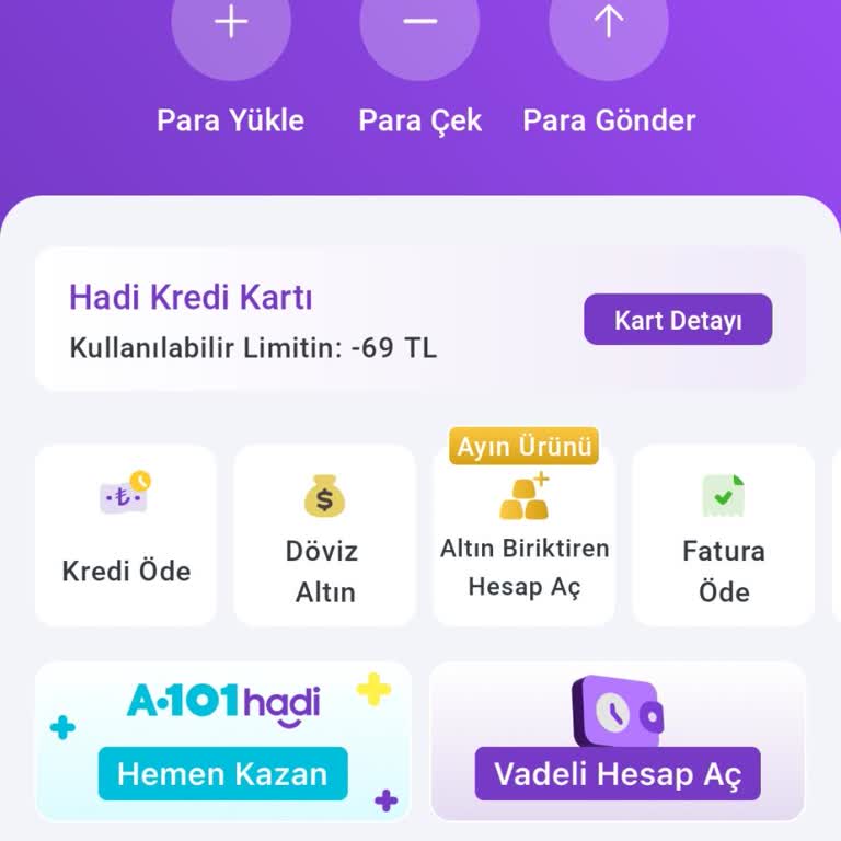 A101 Hesabımdaki Parayı Çekemiyorum, Destek Alamadım
