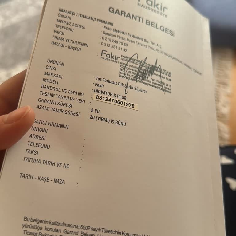 Süpürge Değişiminde Haksız Fiyat Farkı