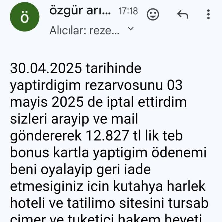 Deprem Sonrası İptal Edilen Otel Rezervasyonunda 27 Gündür İade Yapılmıyor