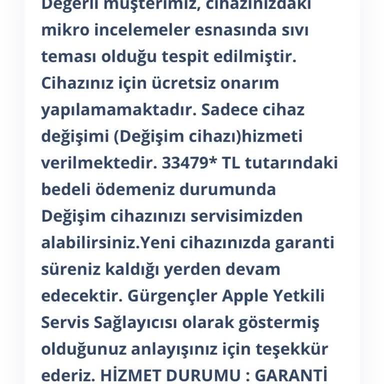 Ekran Değişimi Sonrası Sorun Ve Garanti Kapsamında Destek Alamama