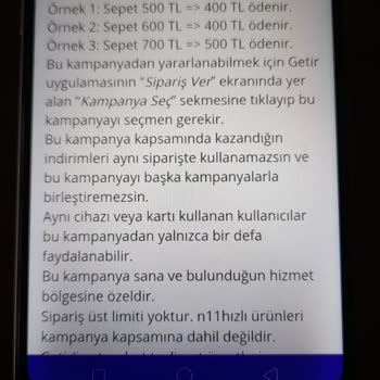 Kampanya Kodu Hakkım Kullanılamıyor, Müşteri Hizmetleri Yetersiz