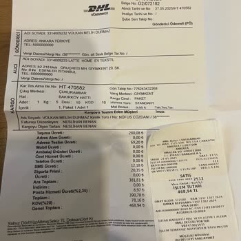 Haksız Kargo Ücreti İadesi Talebi