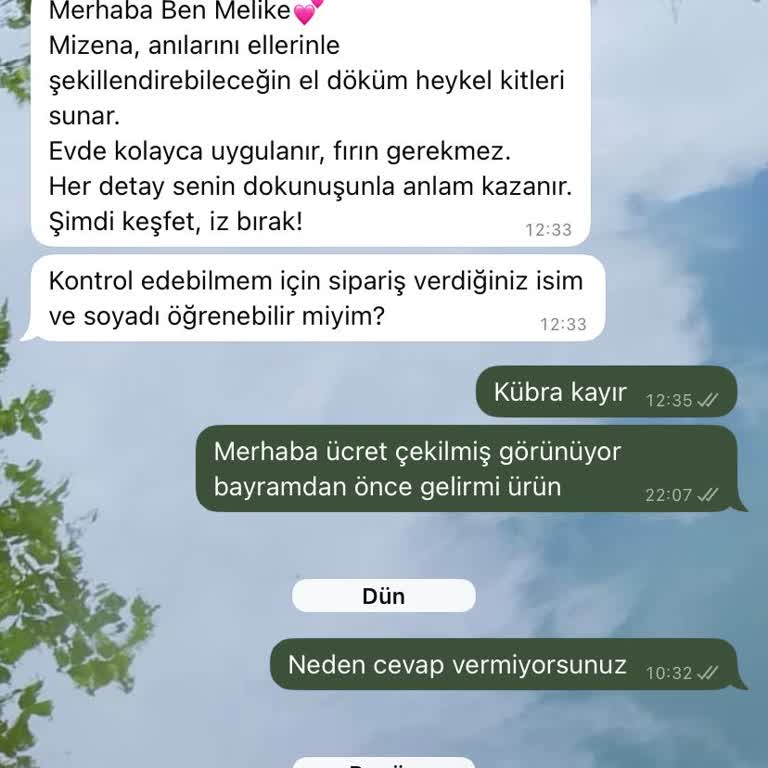 Ürün Gönderilmedi, Mesajlarıma Cevap Alamadım