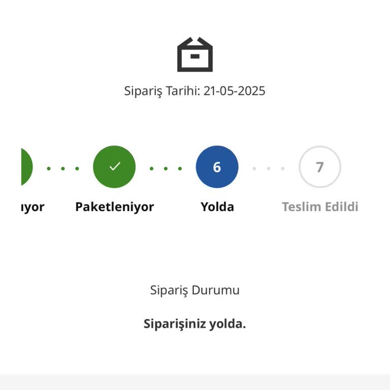 Teslimat Sürekli Yolda Müşteri Hizmetine Ulaşamıyorum