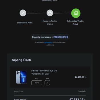 Yanlış Ürün Gönderimi Ve Fiyat Farkı İadesi Talebi