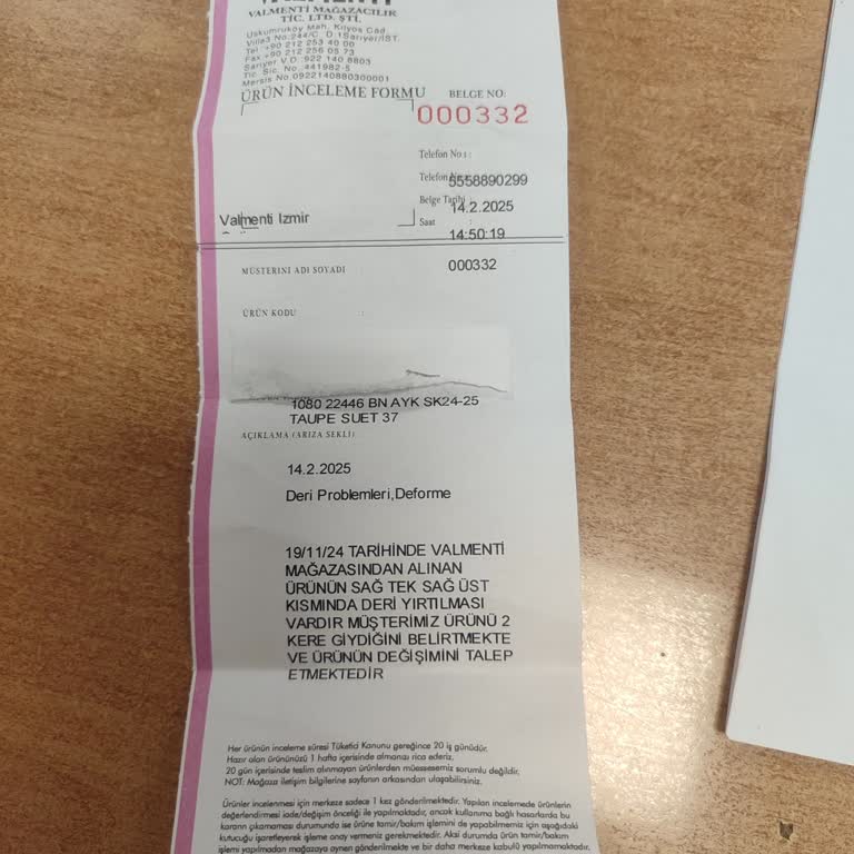 Kalitesiz Ürün Ve İlgisiz Müşteri Hizmetiyle Yaşadığım Mağduriyet