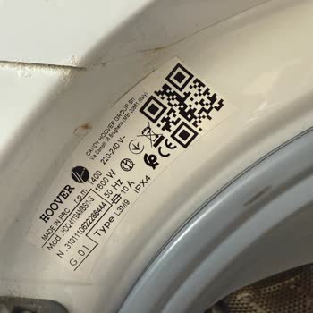 Hoover Çamaşır Makinesinde Körük Yırtılması Garanti Dışı Bırakıldı