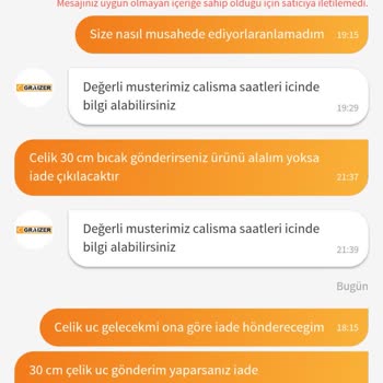 Yanlış Ve Eksik Ürün, İlgisiz Satıcı Ve Yetersiz Destek