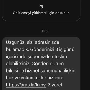 Aras Kargo Yeşilpınar Şubesi Kargomu Teslim Etmiyor Ve Ulaşılamıyor