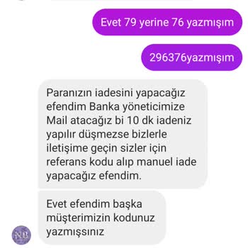 Yanlış Kod Nedeniyle Onaylanmayan Siparişte İade Sorunu Ve Destek Talebi