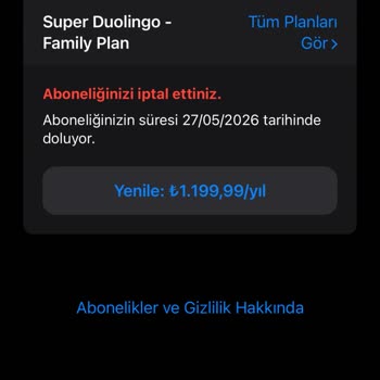 Duolingo Benden Habersiz 1300 TL Paramı Çekti Şikayeti