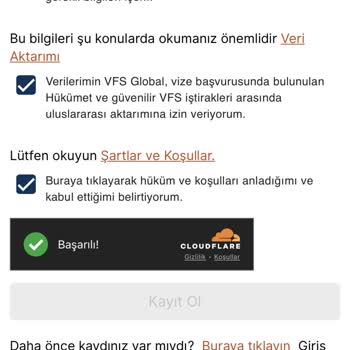 VFS Global Kayıt Olma Sorunu Ve Canlı Destek Eksikliği