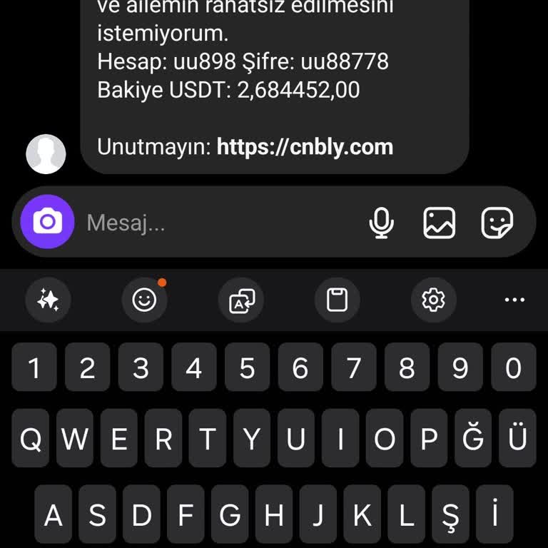 Kişisel Bilgilerim Ve Hesabım İzinsiz Kullanıldı, Sorumluluk Kabul Etmiyorum