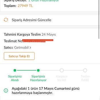 Siparişin 12 Gündür Hazırlanma Aşamasında Kalması Endişe Yaratıyor