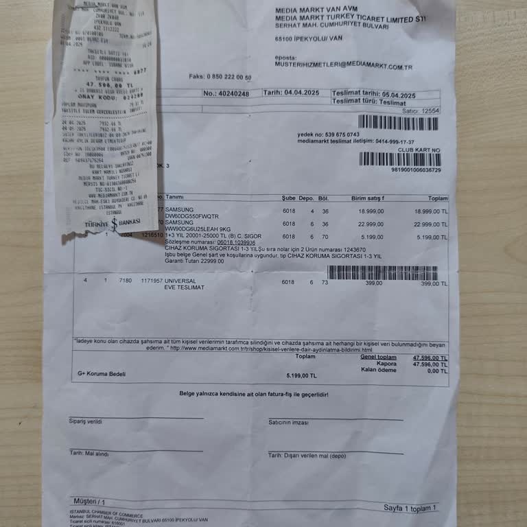 Yeni Aldığım Samsung Cihazlar Temiz Yıkamıyor, Servis Sorunu Çözmüyor