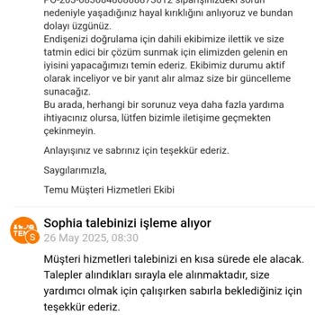 Temu'dan Yapılan Sipariş İptalinde Para İadesi Sorunu