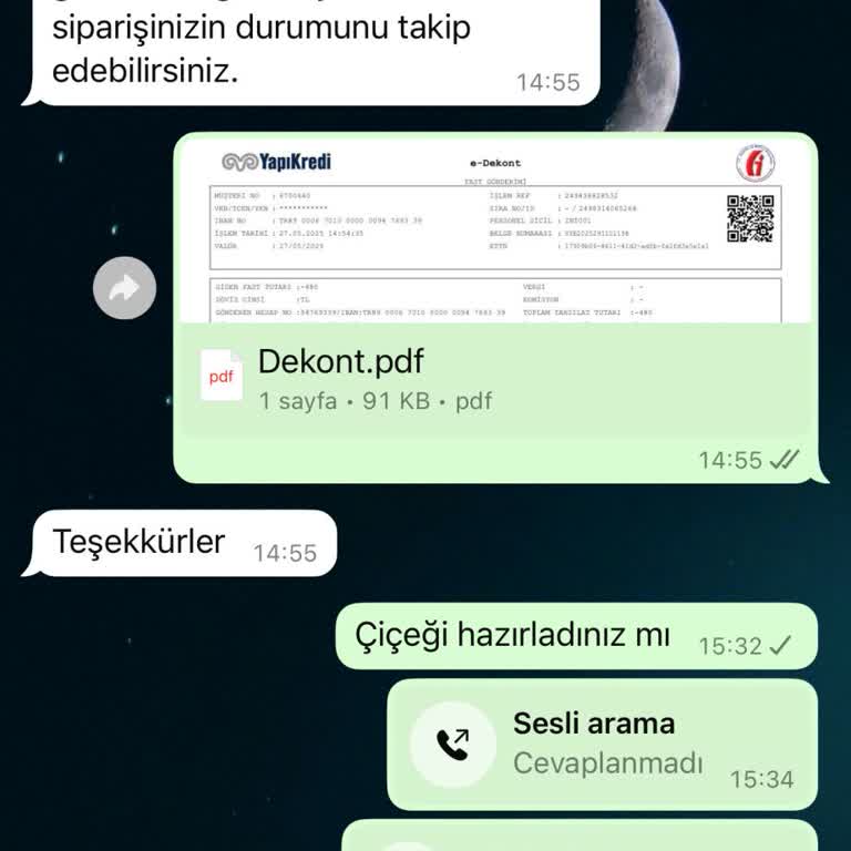 Çiçek Siparişi Sonrası İletişim Sorunu Ve Teslimat Problemi