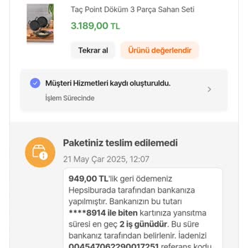 Aldığım Ürün İki Kez Farklı Marka Gönderildi Mağdur Edildim