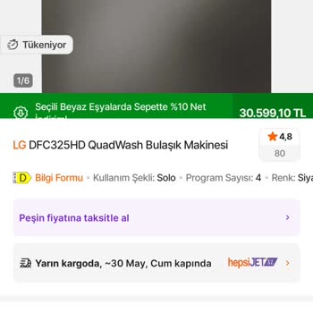 Hepsiburada Aldığım Bulaşık Makinesinin Fiyatı Aniden Düştü Mağdur Olduk