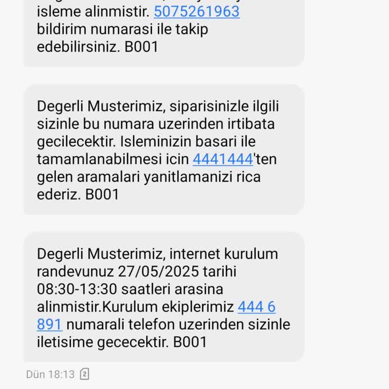 Türk Telekom İnternet Kurulumu İçin Randevuya Gelinmiyor, Sorun Çözülmüyor